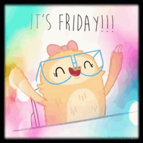 It's Friday Slothilda Celebrating GIF