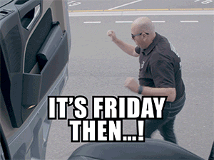 It's Friday Then Dance White Guy GIF