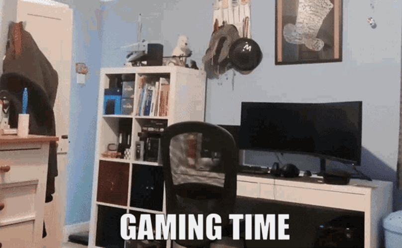 It's Gaming Time GIF