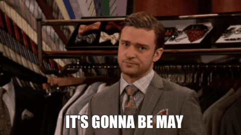 It's Gonna Be May Justin Timberlake Mad Disappointed GIF