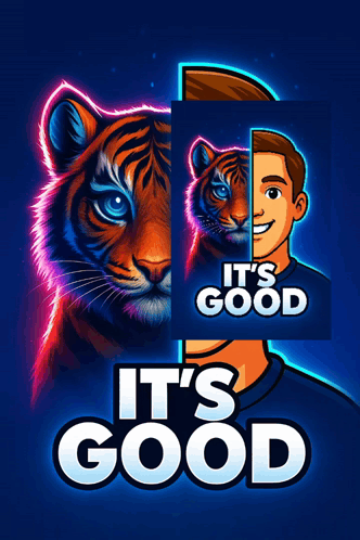 It's Good Poster With Tiger