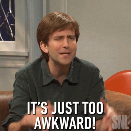 It's Just Too Awkward A Bit Outside GIF