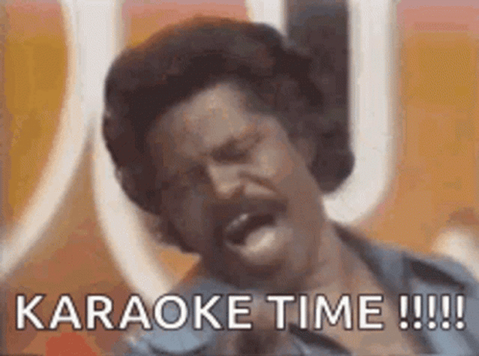 It's Karaoke Time GIF