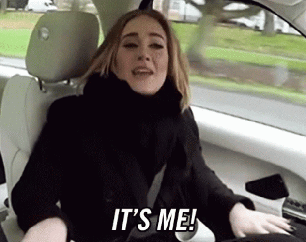 It's Me Says Adele GIF