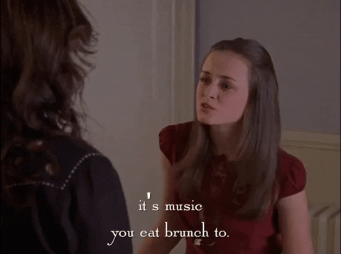 It's Music You Eat Brunch To GIF