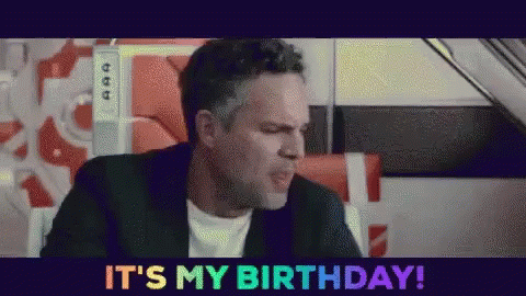 It's My Birthday Mark Ruffalo GIF