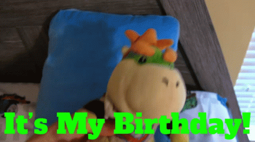 It's My Birthday Dancing Dino Toy GIF