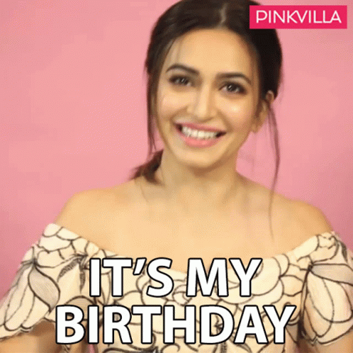 It's My Birthday Giggly Kriti Kharbanda GIF
