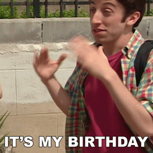 It's My Birthday Simon Helberg GIF