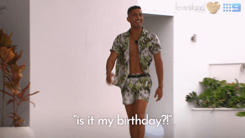 It's My Birthday Love Island Australia GIF