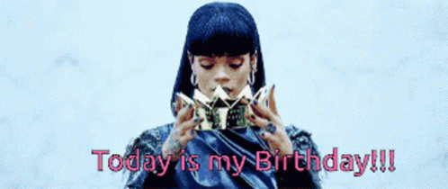 It's My Birthday Queen Rihanna GIF