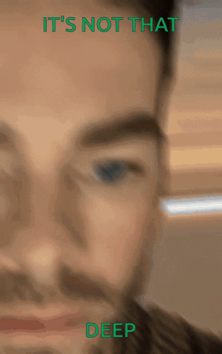 It's Not That Deep GIF