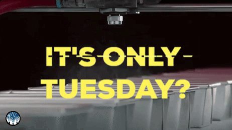 It's Only Tuesday Struggle Is Real GIF