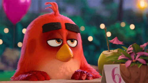 It's Only Wednesday Angry Bird Red GIF
