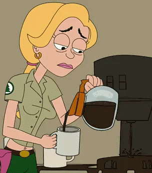 It's Only Wednesday Brickleberry Ethel Anderson Tired GIF