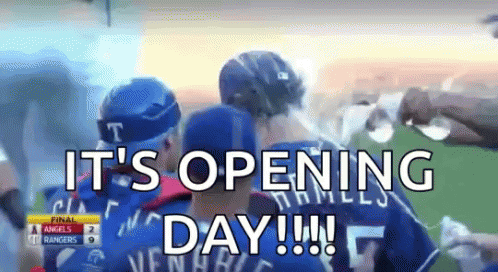 It's Opening Day Baseball GIF