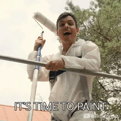 It's Painting Time GIF
