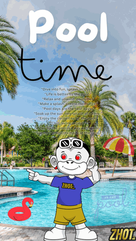 It's Pool Time Let's Swim GIF