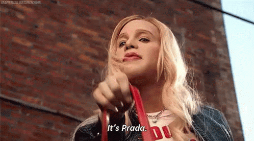 It's Prada White Chicks GIF