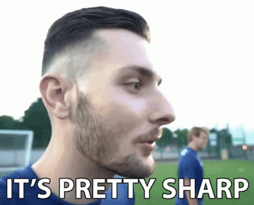 It's Pretty Sharp GIF