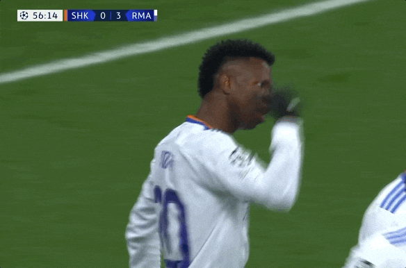 It's Raining Goal Vini Jr GIF