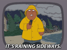 It's Raining Sideways Family Guy Weather Forecasting GIF