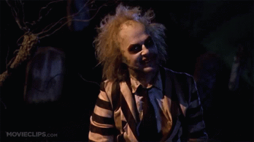 Beetlejuice It's Showtime Michael Keaton GIF
