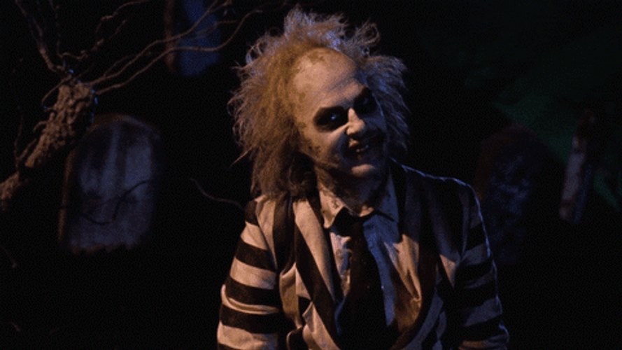 It's Showtime Scary Beetlejuice GIF