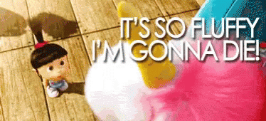 It's So Fluffy Amazed Agnes GIF