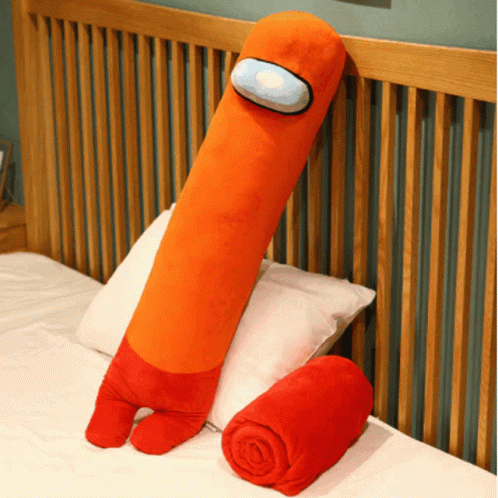 It's So Fluffy Long Pillow GIF