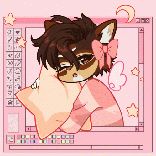 It's So Fluffy Tight Hug On Pillow GIF