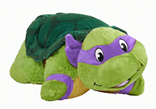 It's So Fluffy Turtle Stuffed Toy GIF