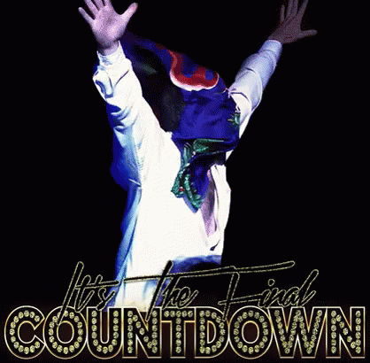 It's The Final Countdown Shrouded Face GIF