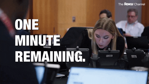 It's The Final Countdown One Minute Remaining GIF