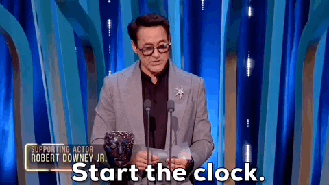 It's The Final Countdown Robert Downey Jr GIF