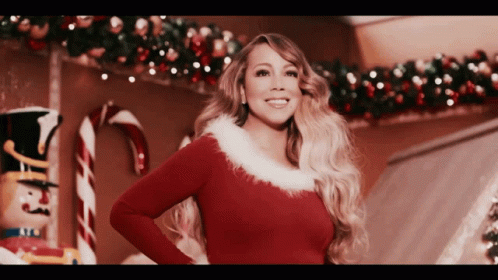 It's Time Mariah Carey Aesthetic Christmas GIF