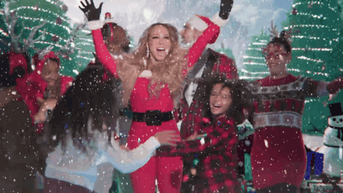 It's Time Mariah Carey Christmas Celebration GIF