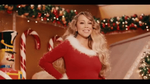 It's Time Mariah Carey Christmas Theme GIF