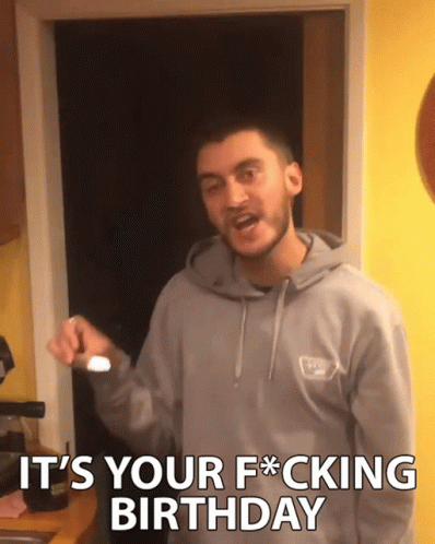 Willie Mack Singing It's Your Birthday GIF