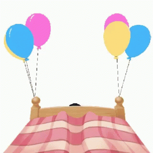 It's Your Birthday Design With Balloons GIF