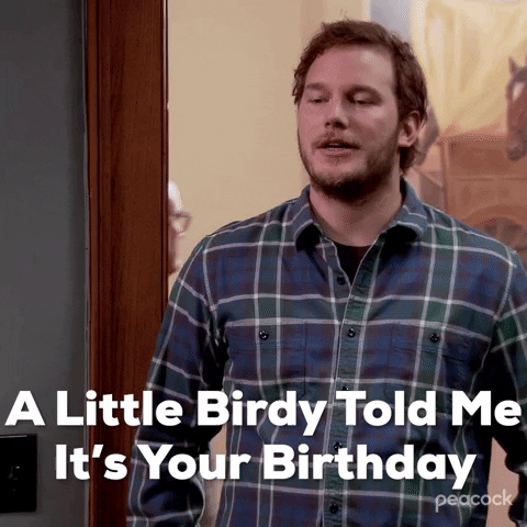 It's Your Birthday By Chris Pratt GIF