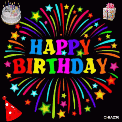 It's Your Birthday Celebration Live Banner GIF