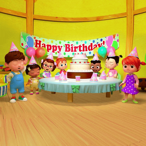 It's Your Birthday Dance By Cocomelon Team GIF