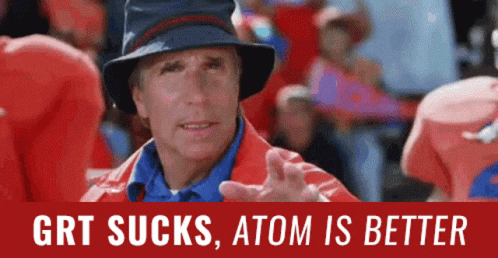 It Sucks Atom Is Better GIF