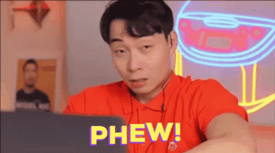 It Was A Sigh Of Relief GIF