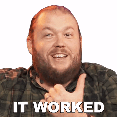 It Worked Sam Gorski GIF