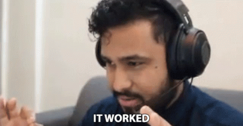 It Worked Shocked Man GIF