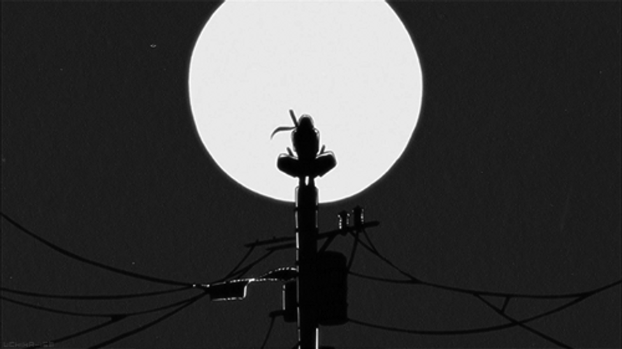 HD wallpaper Uchiha Itachi Moon silhouette ANBU power lines anime  Naruto Shippuuden  Wallpaper Flare