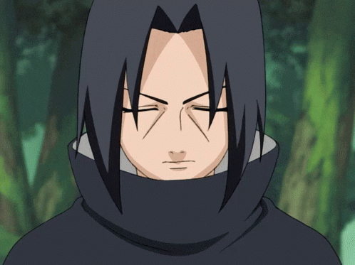Itachi Uchiha Kunai Practice GIF