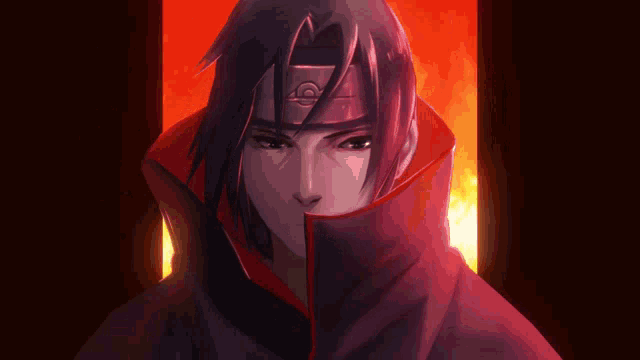 Itachi Uchiha Sharingan Fire GIF